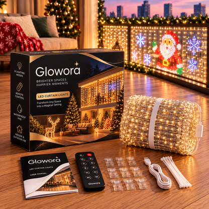 Cortina de luces LED inteligente Glowora