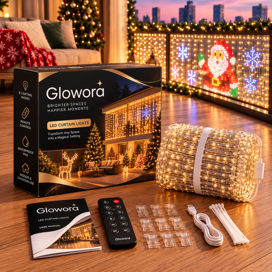 Cortina de luces LED inteligente Glowora